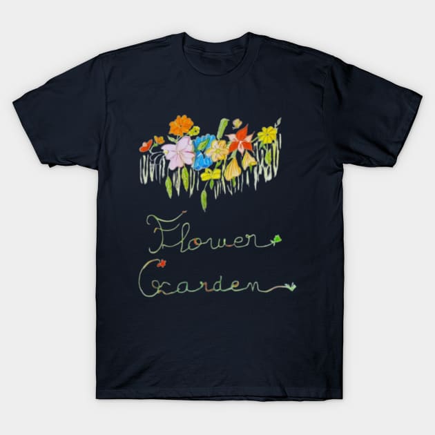 Flower garden T-Shirt by mery-vision